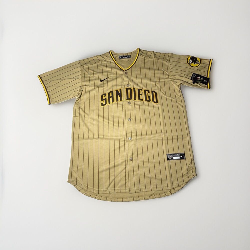 NWT Authentic Nike Manny Machado San Diego Padres #13 Jersey Brown Men’s XL